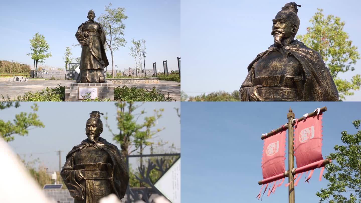 刘备营  刘备雕像 三国