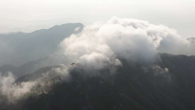 湖南衡阳南岳衡山航拍