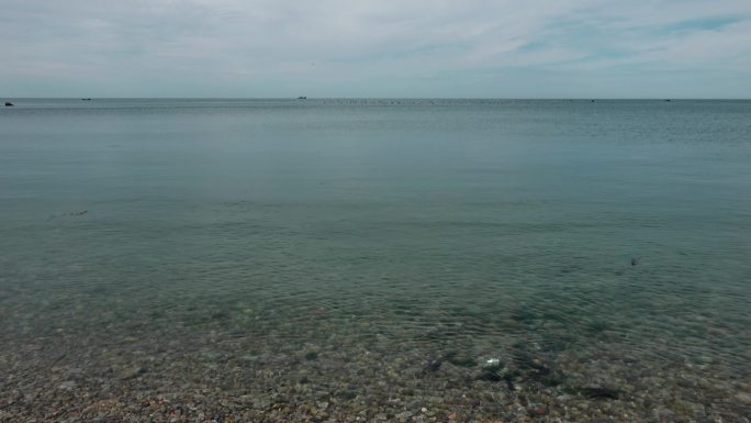 海面海平线海平面海水海水波纹海水清澈透底