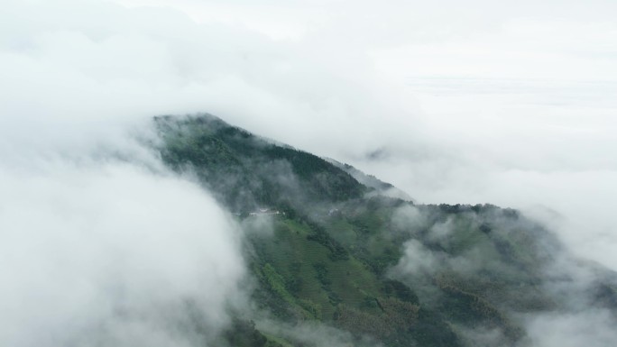 湖南衡阳南岳衡山航拍