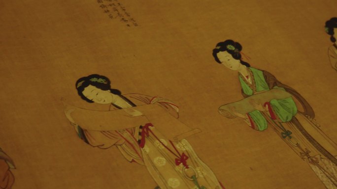 中国古代人物画仕女图宫女宫廷