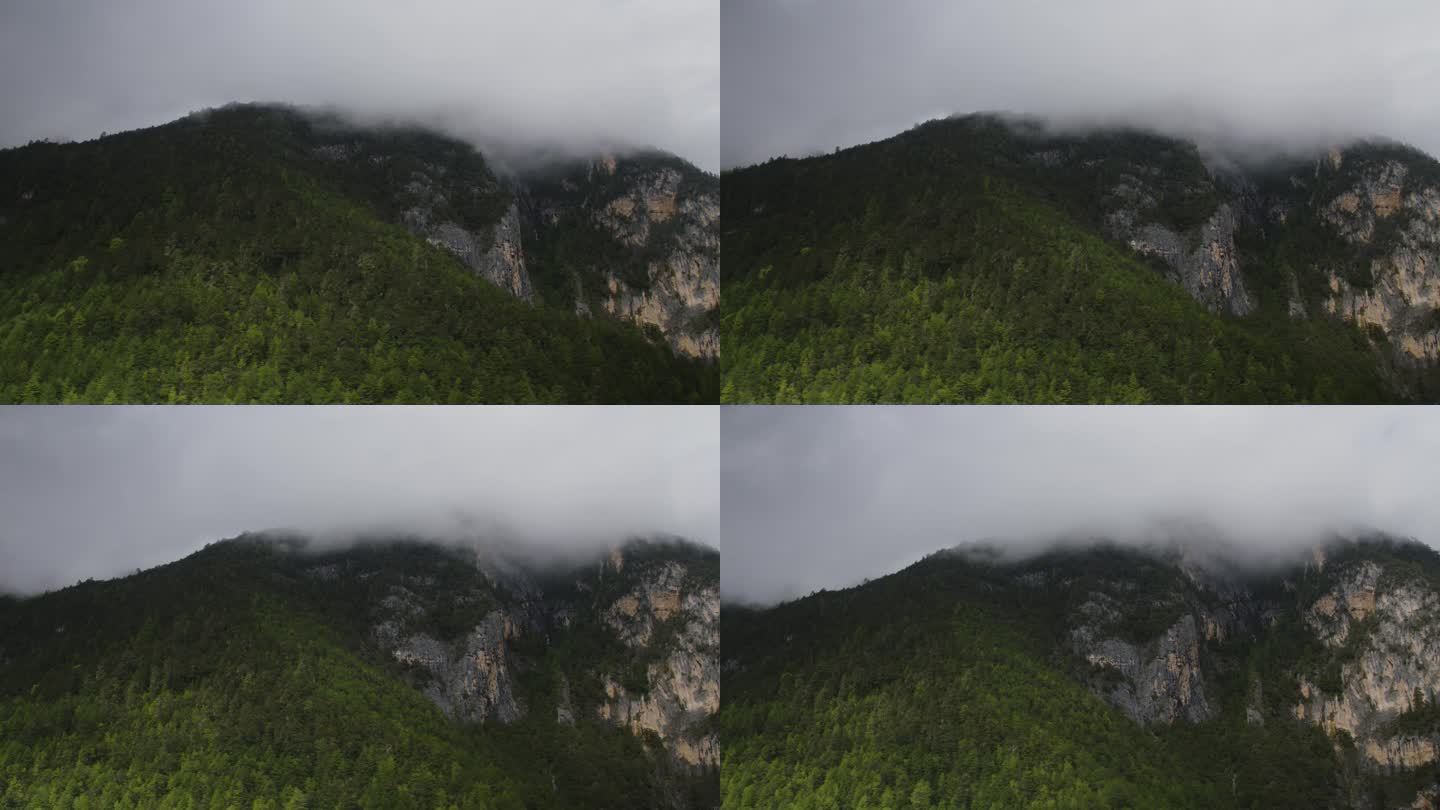 航拍高山风景