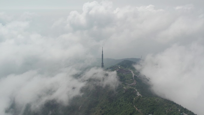 湖南衡阳南岳衡山航拍