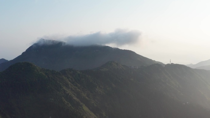 湖南衡阳南岳衡山航拍