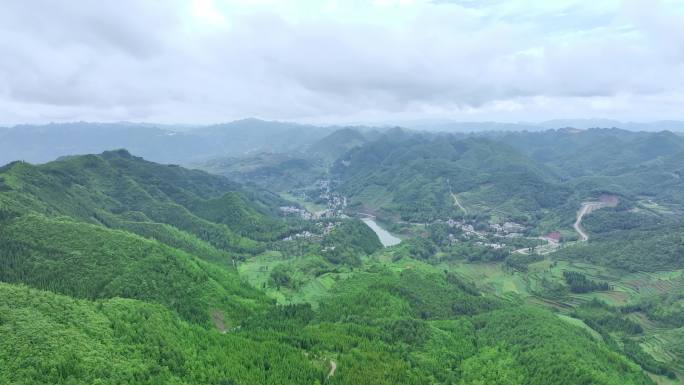 山区、农村航拍