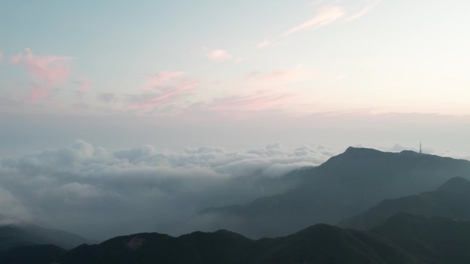 湖南衡阳南岳衡山航拍