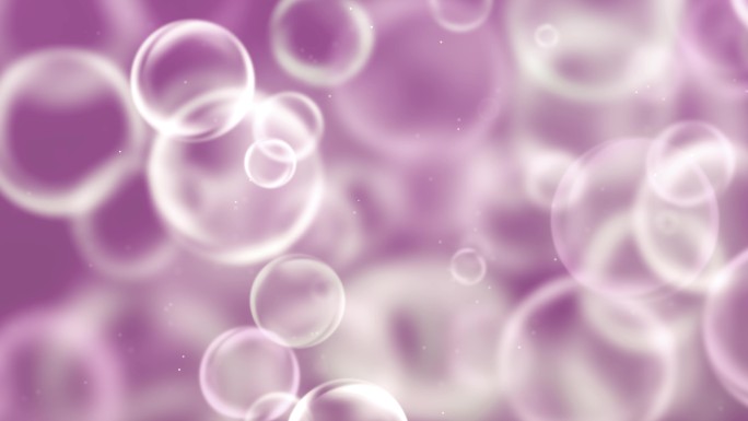 美丽闪亮的保湿泡泡库存视频-抽象自然全帧上升氢能气体泡泡循环背景库存视频