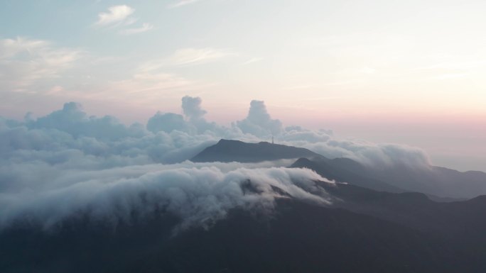 湖南衡阳南岳衡山航拍