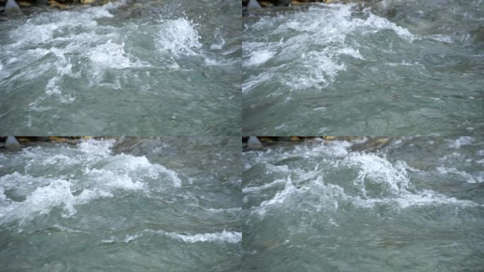 生态 青山绿水 河流 水流 河水特写