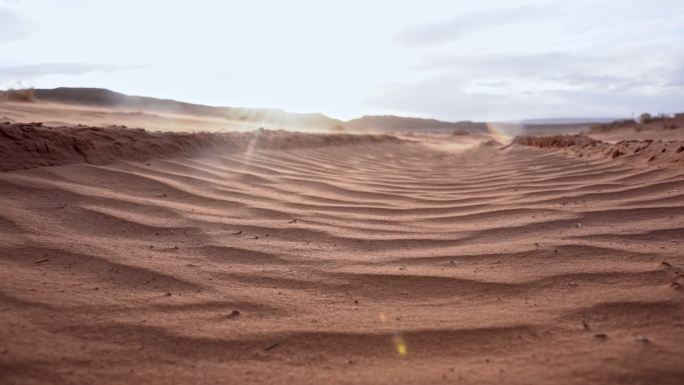 风沙横扫犹他州沙漠