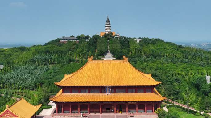 航拍平顶山 香山寺1