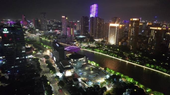 浙江宁波夜景航拍DJI_0900