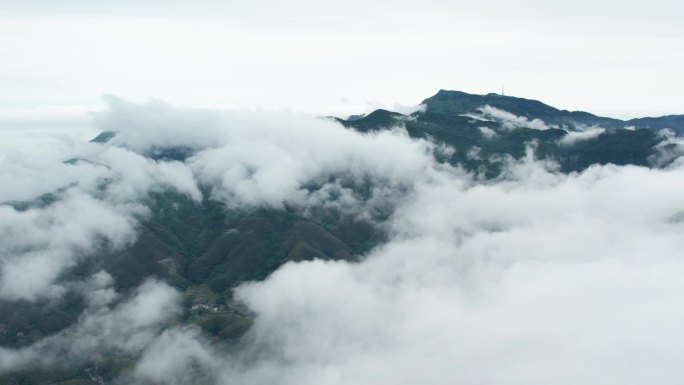 湖南衡阳南岳衡山航拍