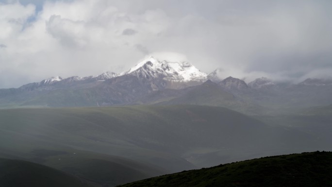 成都甘孜雪山4k延时