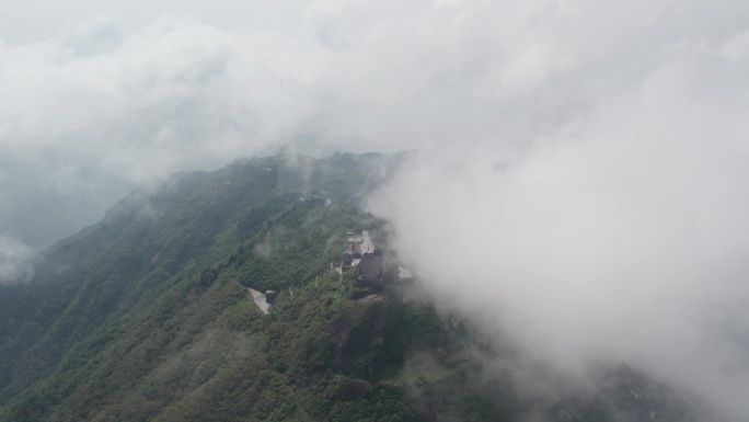 湖南衡阳南岳衡山航拍