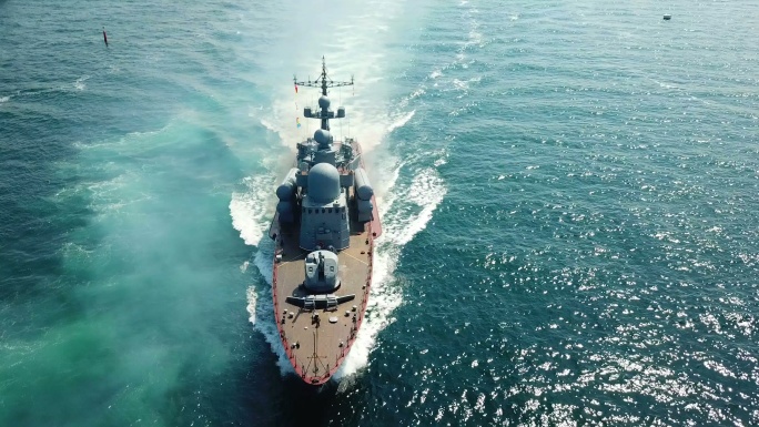 鸟瞰图-导弹艇海军战舰军事科技大国重器
