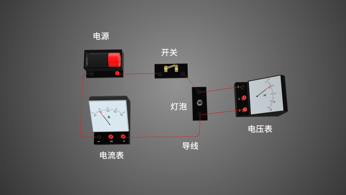 三维-物理测电阻实验带通道