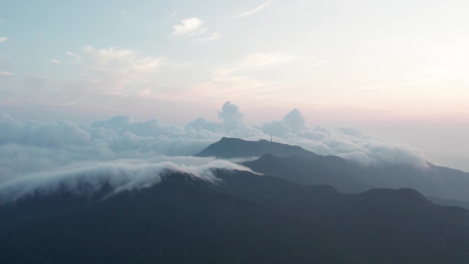 湖南衡阳南岳衡山航拍