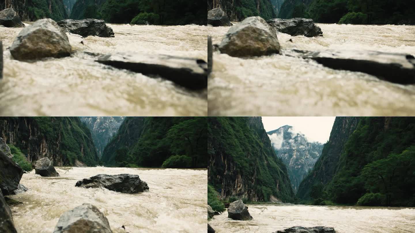 河水水面