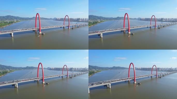 航拍杭州之江大桥
