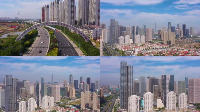 天津自贸区自贸试验区城市建筑 现代化新城