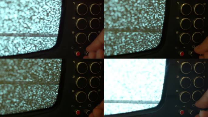 复古复古电视机信号失真问题噪声