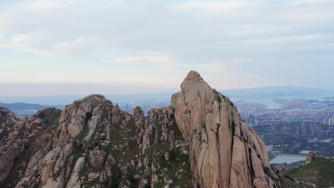 青岛小珠山风光航拍