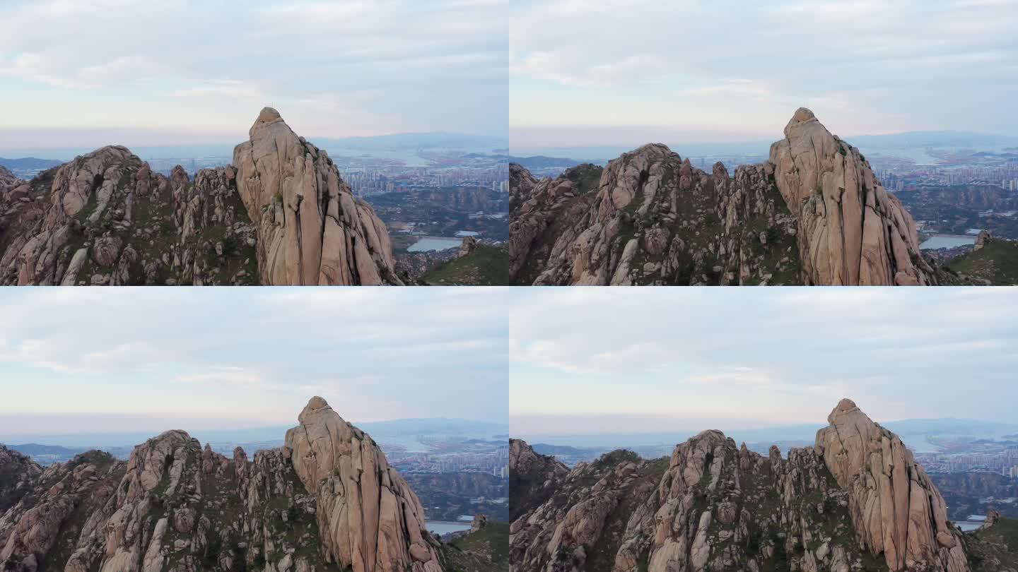 青岛小珠山风光航拍