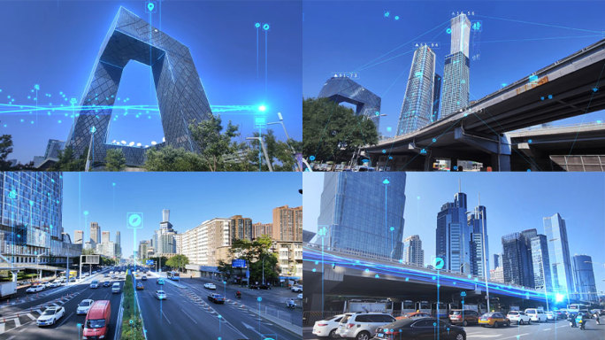 北京科技互联网城市AE模板