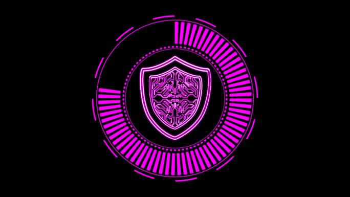 4K高科技防护罩加密通道视频紫色1