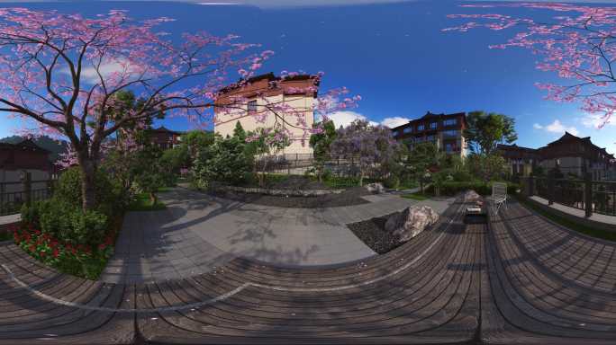 VR全景360度地产园林景观