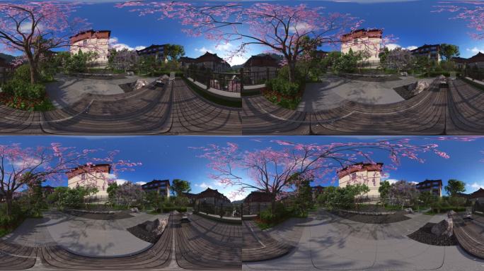 VR全景360度地产园林景观