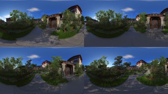 VR全景360度地产园林景观