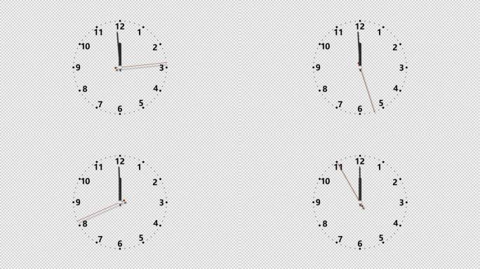 Clock钟表一分钟丨4K丨通道