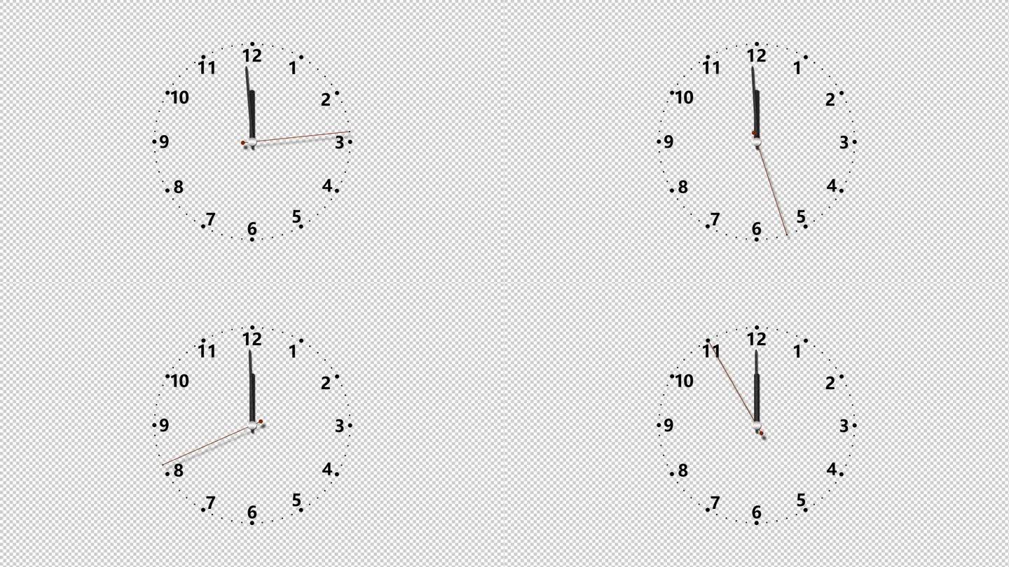 Clock钟表一分钟丨4K丨通道