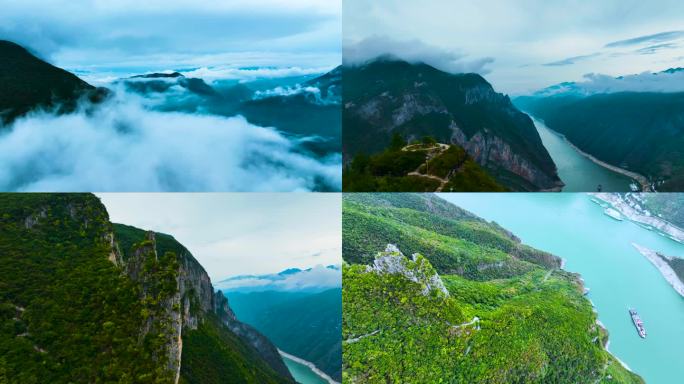 重庆三峡、巫峡、神女峰、巫山云雨