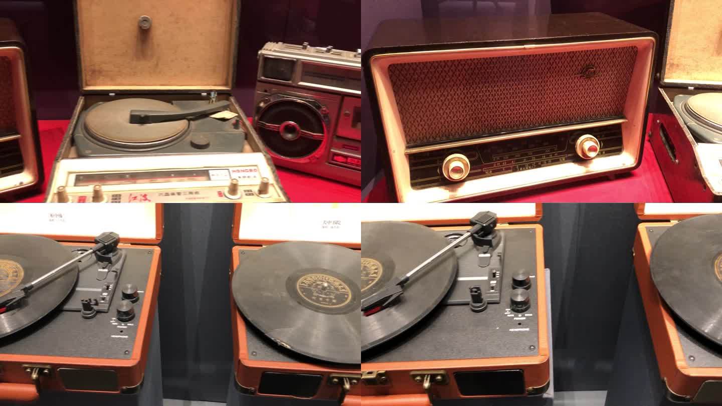 老款收音机、录音机、留声机