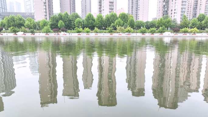天津航拍-海河两岸现代化高楼