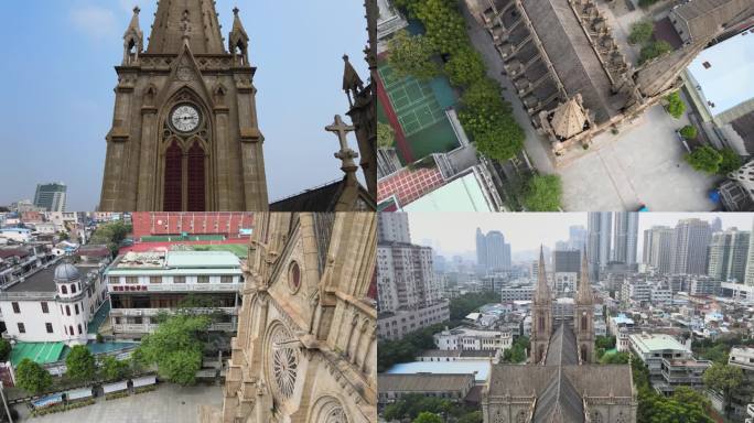 广州石室圣心大教堂10段合集