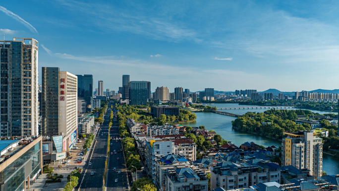 南京江宁城市风光大景