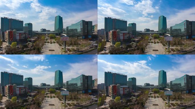 北京中关村4K延时摄影素材