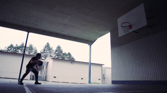 Moody Slo Mo Cinematic单人篮球跳投