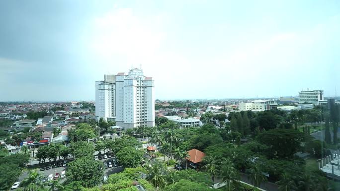 印尼泗水城市航拍