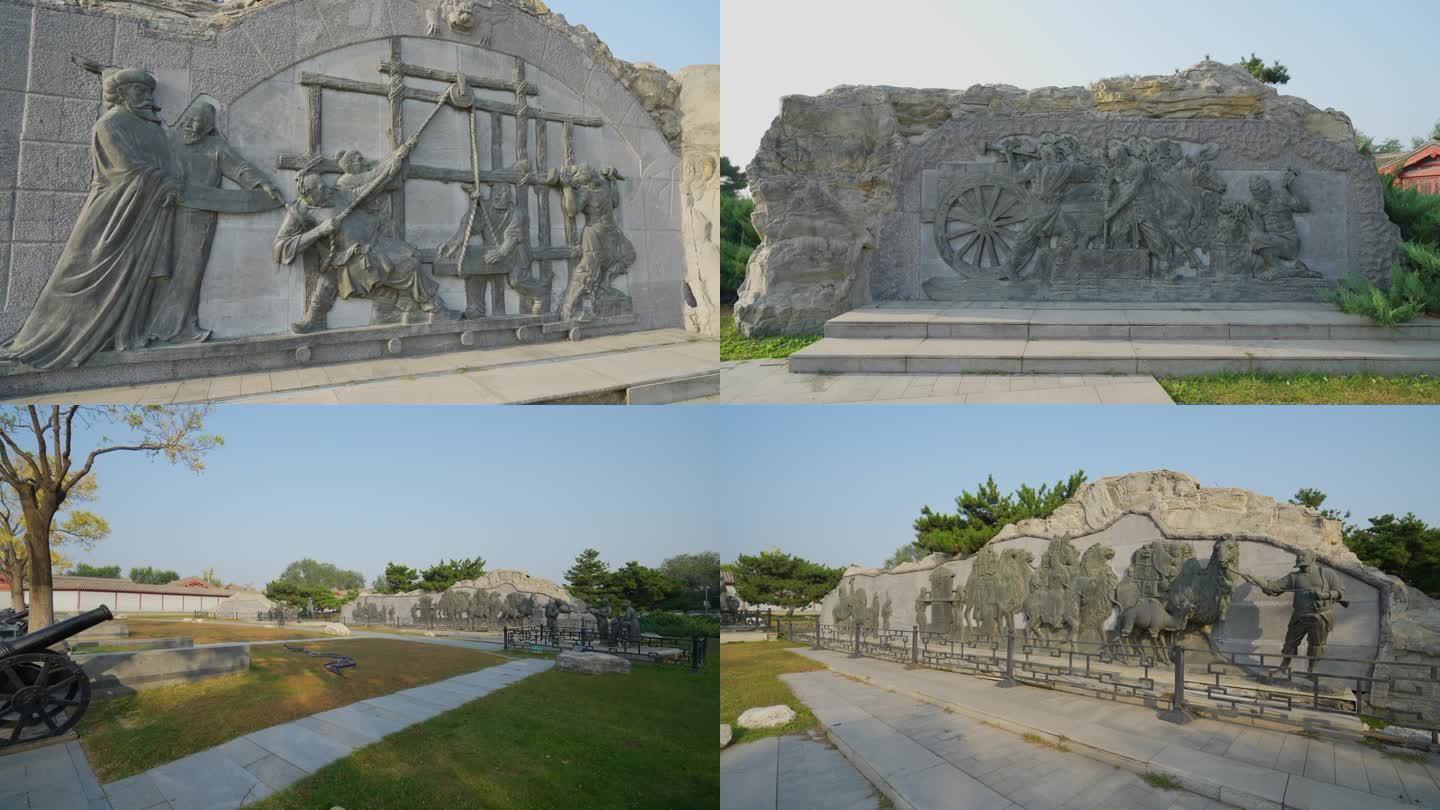 卢沟桥景区壁画雕塑