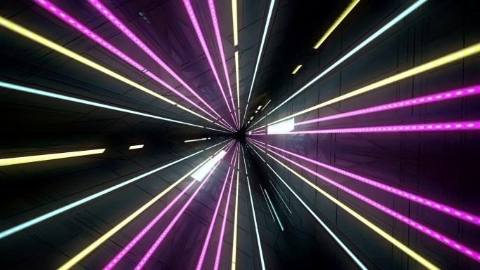 光隧道摘要01穿梭光隧道光束霓虹