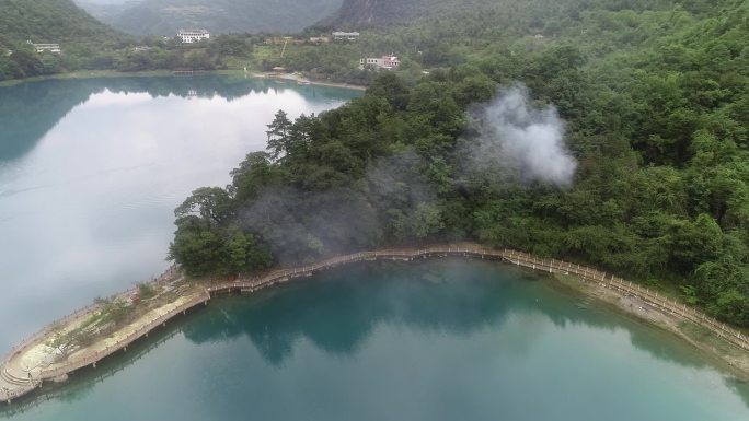 甘肃陇南文县天池航拍