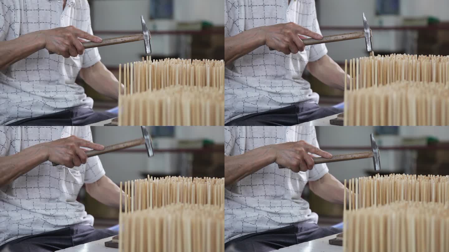 毛笔制作工艺 制作笔杆 制作笔杆精致筷子