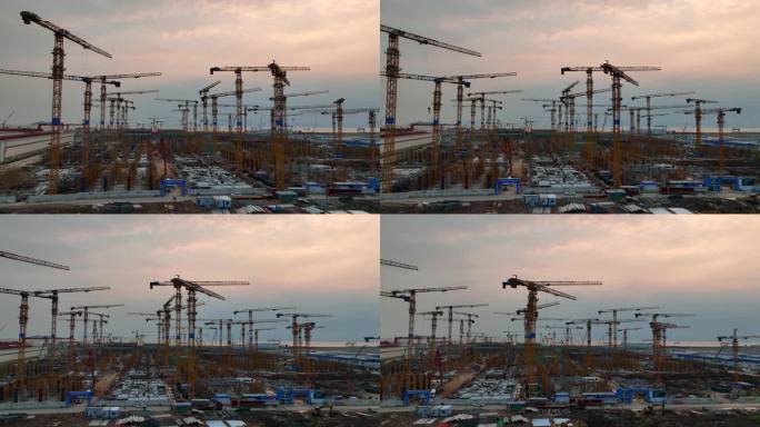 大型建筑工地高栏港平沙电子电器产业园