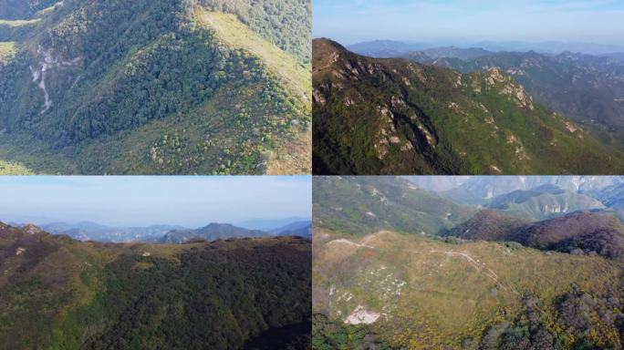 4K航拍短片.北京长峪城黄楼洼山梁