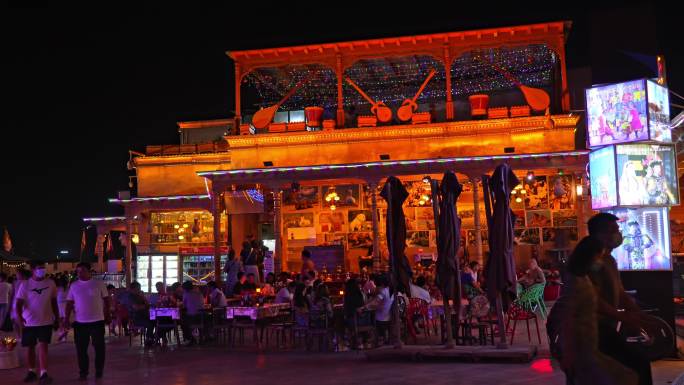 喀什古城酒吧街